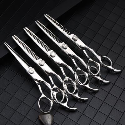 ZD-25 440C 6Inch Hair Cutting Scissors Thinning Shears